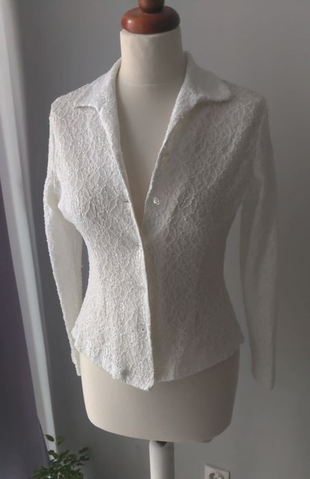 Koszula koronkowa elegancka koszulka koronka okazjonalna świąteczna