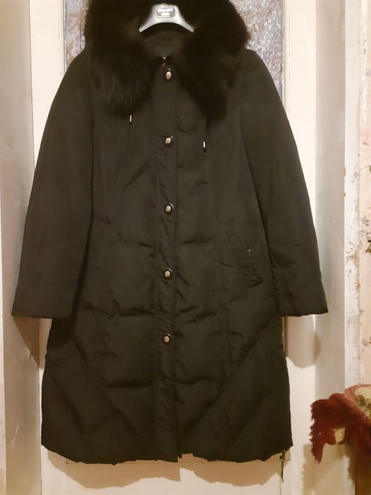 Пуховик з натуральним хутром