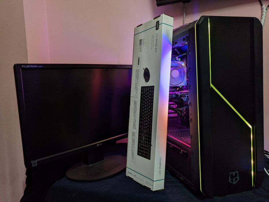 Pc gaming monitor teclado e rato