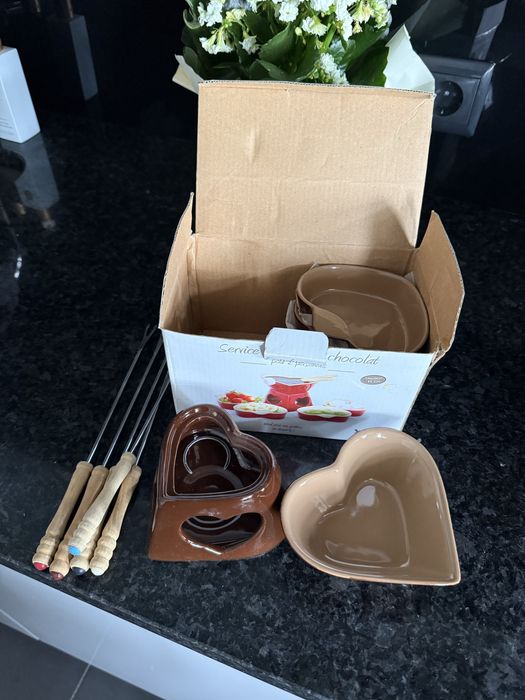 Conjunto de Foundue com garfos