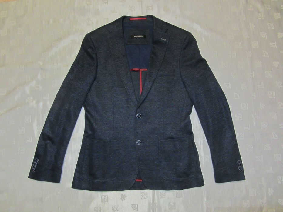 Roy Robson Jersey Slim Fit Blazer jacket - dark blue чоловічий піджак