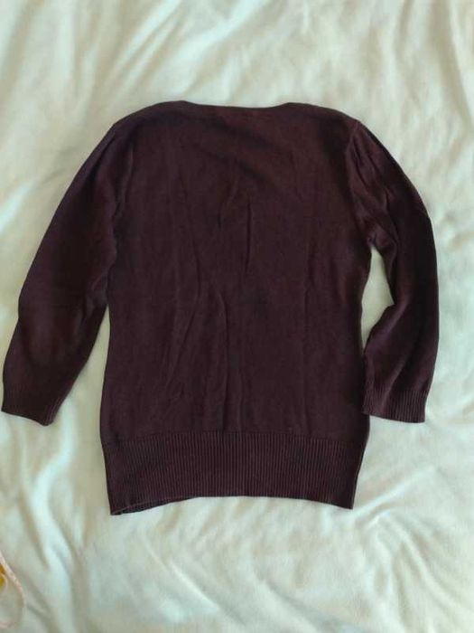 Bordowy sweter H&M rozm M