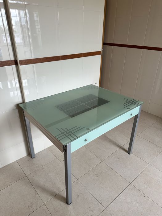 Mesa de Vidro - Extensivel