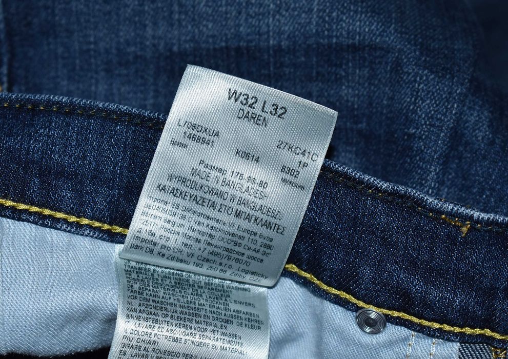 Lee Daren Stretch Męskie Spodnie Jeansy 32x32