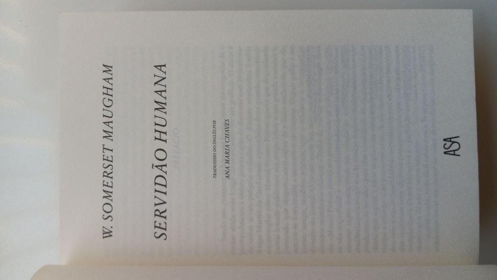 Somerset Maugham, Servidão Humana