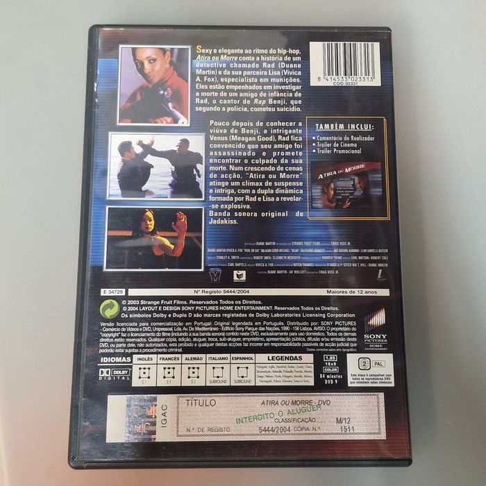 DVD Atira ou Morre