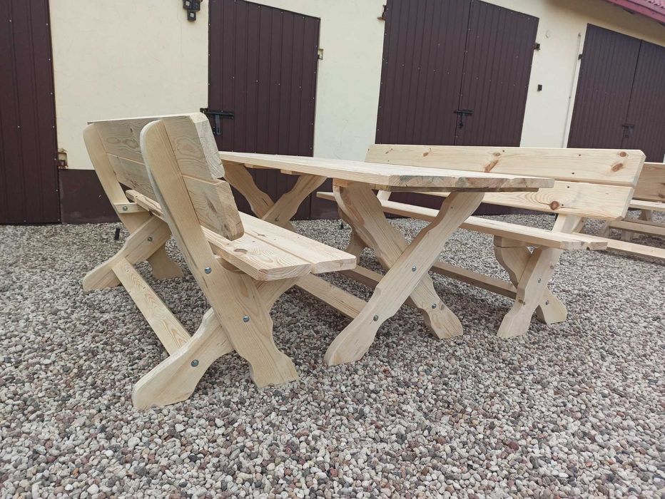 WYSYŁKA CAŁY KRAJ !!! 200 cm Zestaw mebli ogrodowych stół ła
