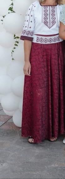 Пляття вишивка нитка червоне