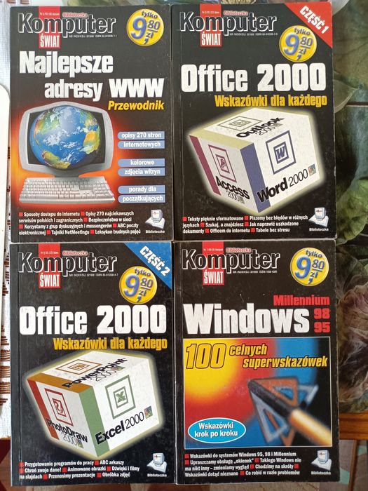 Biblioteczka komputer świat