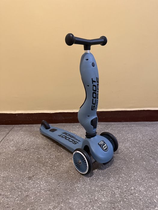 Scoot & ride niebieski hulajnoga jeździk