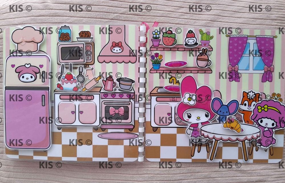 Тока Бока Будиночок "My Melody" Дитяча гра альбом на липучках