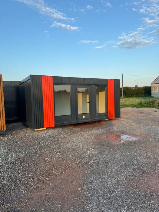 Pawilon z płyty warstwowej, OD RĘKI, kontener, kiosk, PIANA PIR, biuro