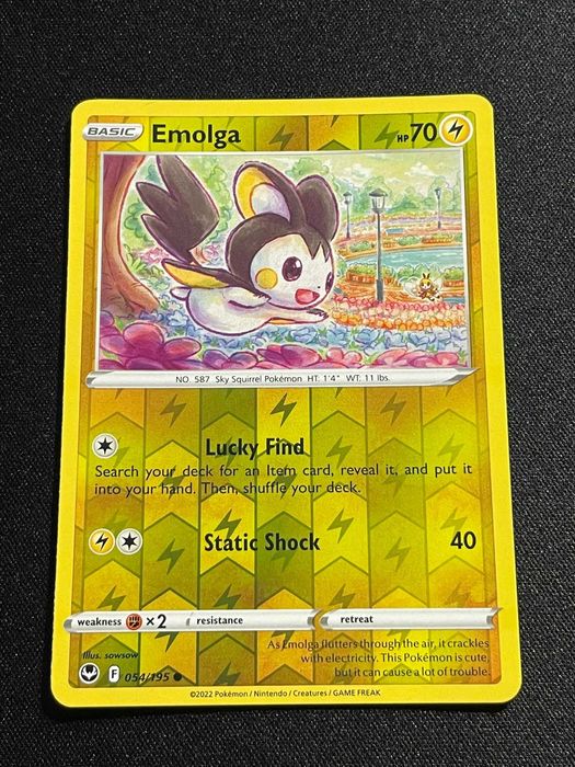 Carta Pokémon Emolga 54/195 Silver Tempest