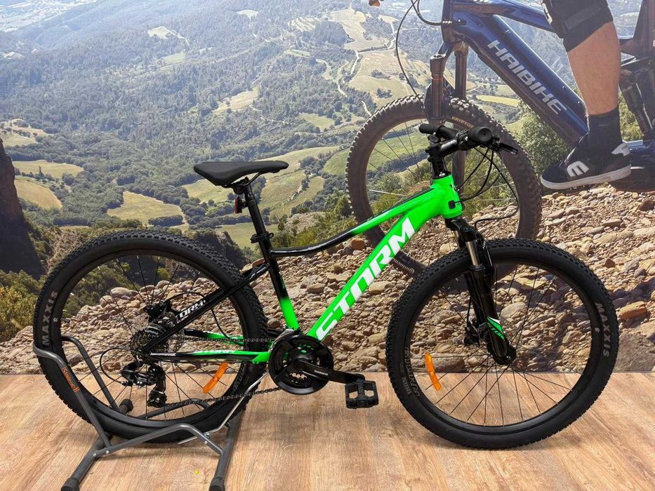 Nowy rower mtb STORM Racer  - raty 0%, kolor: zielony, rama 15" koło 26"