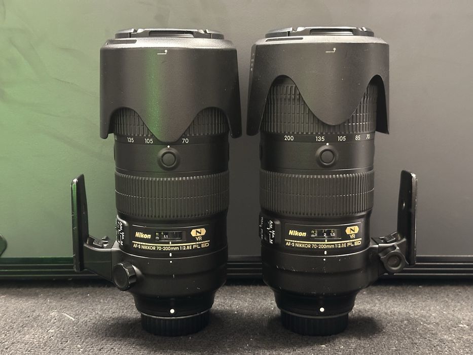 2 Lentes nikon 70-200 como novas
