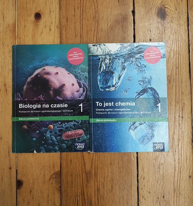 Książki do technikum/liceum 1-5 klasa (niepełne)