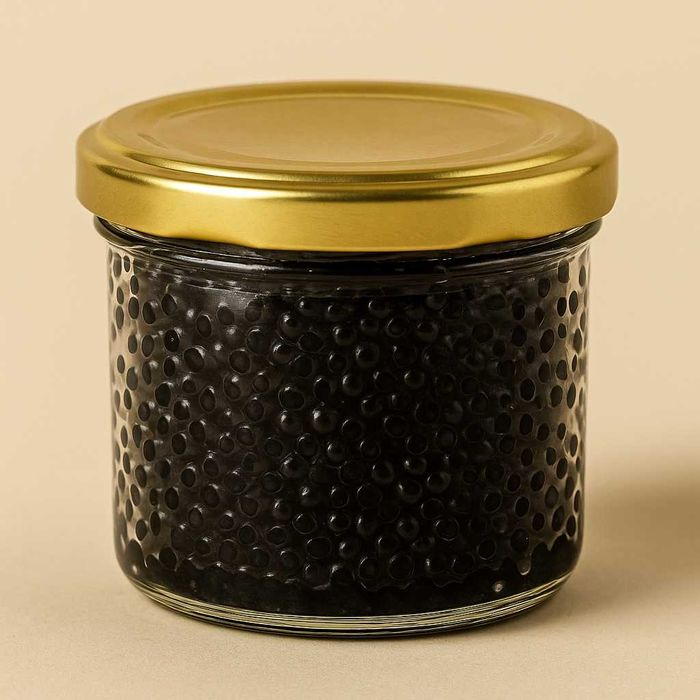 Икра чёрная веслоноса зернистая солёная Ікра чорна солона 0.5 кг