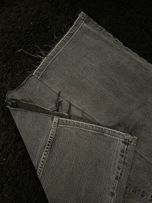 джинсова спідниця максі y2k