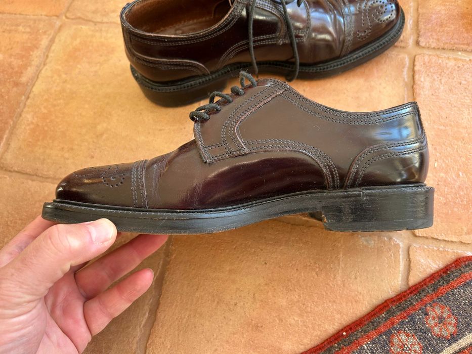 Classic handmade Italian leather men's shoes (41)