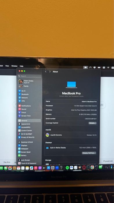 MacBook Pro 13  (2020)