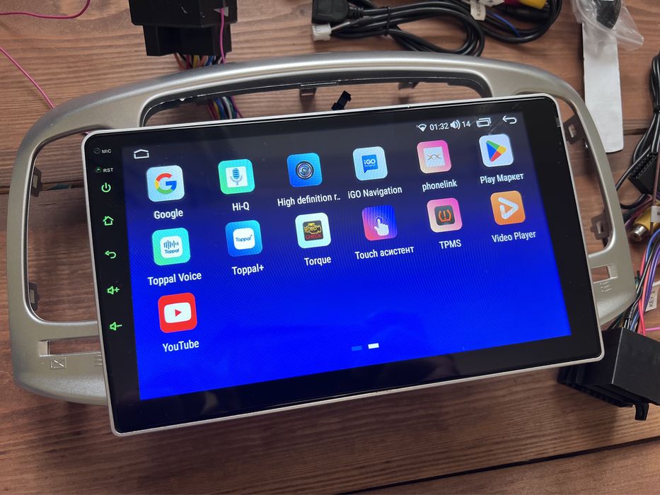 Магнітола Android Hyundai Accent 3 Андроід Carplay Wifi  Bluetooth Магнитола Смарт Мультимедіа