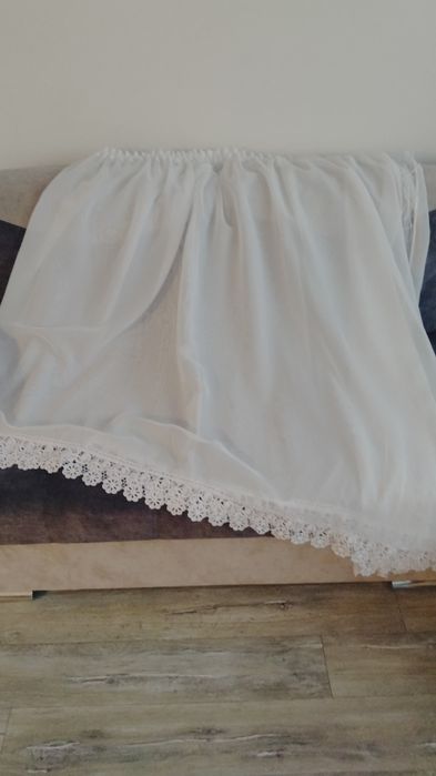 Piękna firana gotowa woal z gipiurą