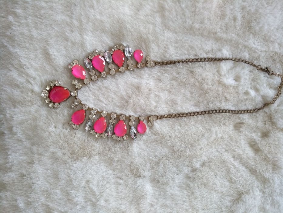 Colar de Pedras Rosa