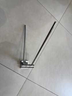 Toalheiro duplo NK Porcelanosa cromado