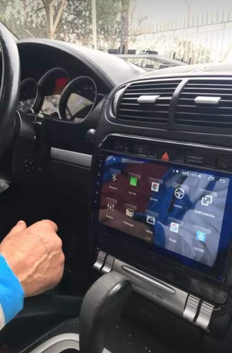 Rádio Android 13 com GPS Porsche Cayenne 03-10 (Artigo Novo)