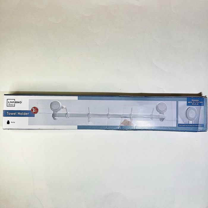 Вішалка, для рушників, на присосках, тримач, гачки, ванна, на стіну