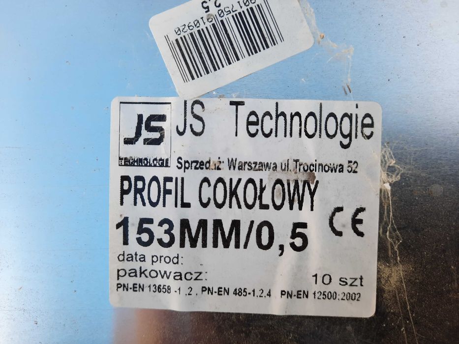 Profil cokołowy  startowy