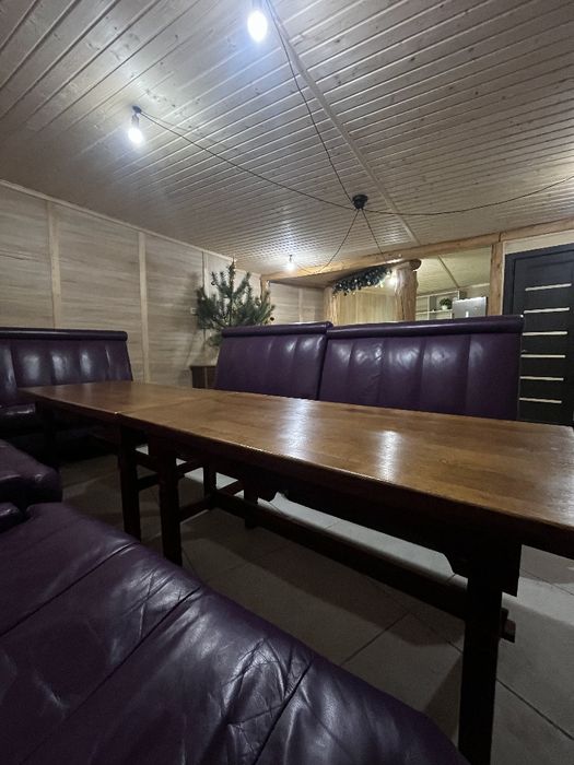 Будиночок з чаном-джакузі та басейном з підігрівом.