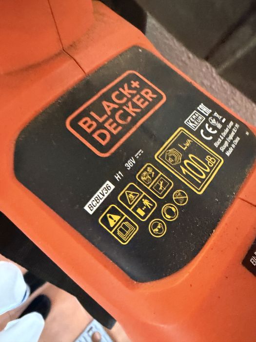 Soprador/Aspirador/Triturador 3 em 1 36V Black & Decker BCBLV3625L1