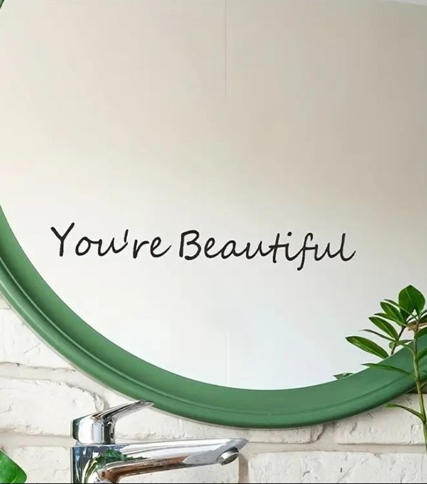 Autocolante espelho "You're Beautiful"