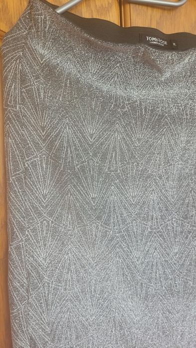 Spódnica damska srebrna