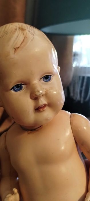 Stara lalka kalisz celuloid TR