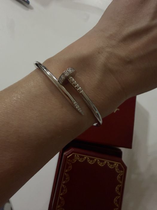 Золотой браслет Cartier,16 размер