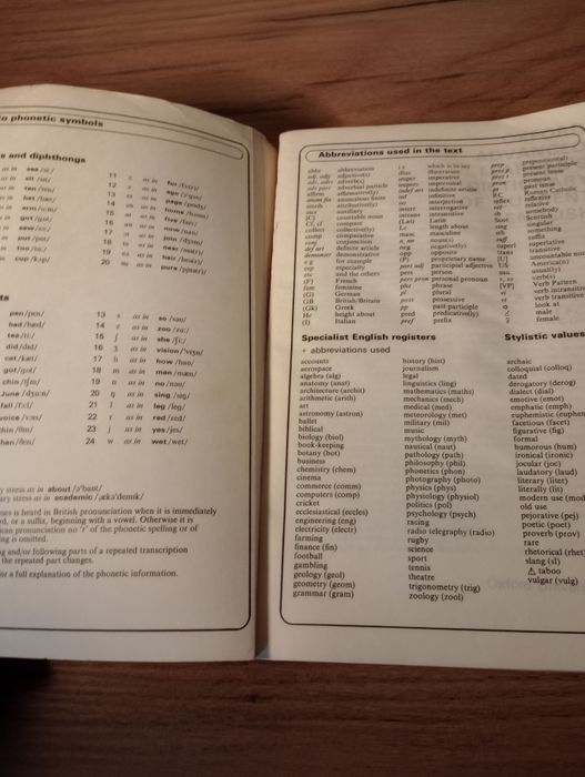 Oxford Advanced Learner's Dictionary od Current English