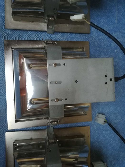 Projectores de encastrar para teto - cromados