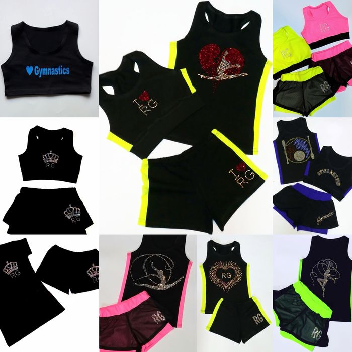 Футболка лосины для гимнастики,танцев, хореографии