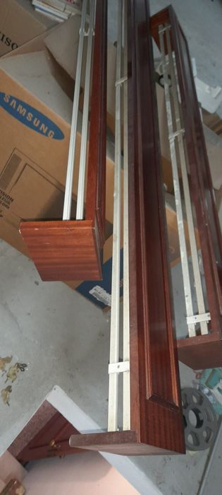 3 Sanefas - várias medidas - madeira maciça