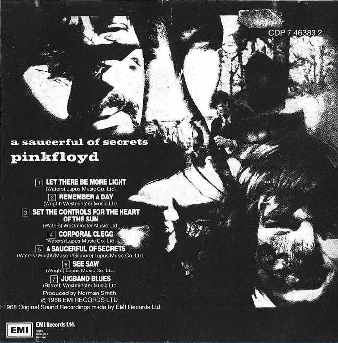 Pink Floyd - - - - - A Saucerful of Secrets - - - - - CD