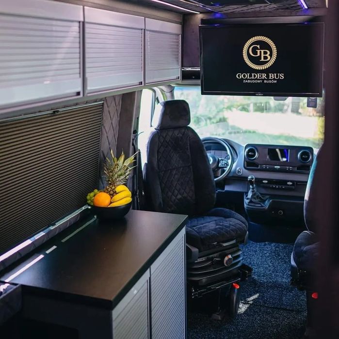 Zabudowa kamper homologacja fotel do kampera Sprinter Ducato Man Iveco