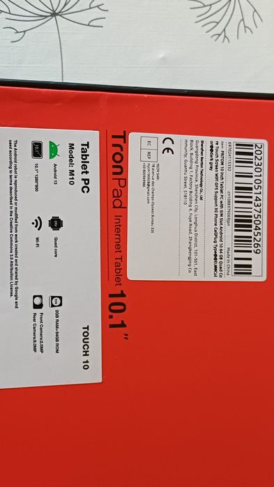 Планшет 10.1" Pritom M10 (2/64GB, SIM, GPS, Android 13) + Шкіряний чохол! Стан нового