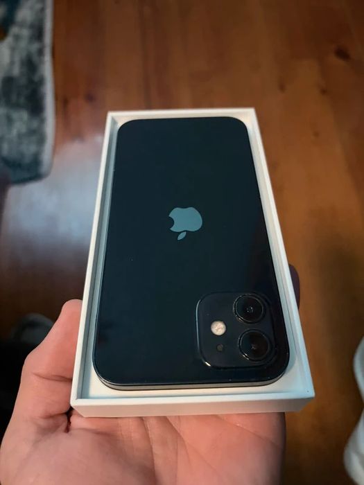 iPhone 12 128GB Preto com Caixa e Capa MagSafe