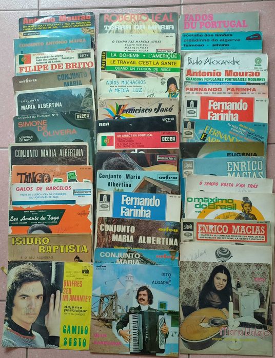 Disco de Vinil de 45 Rotaçoes-Anos 60