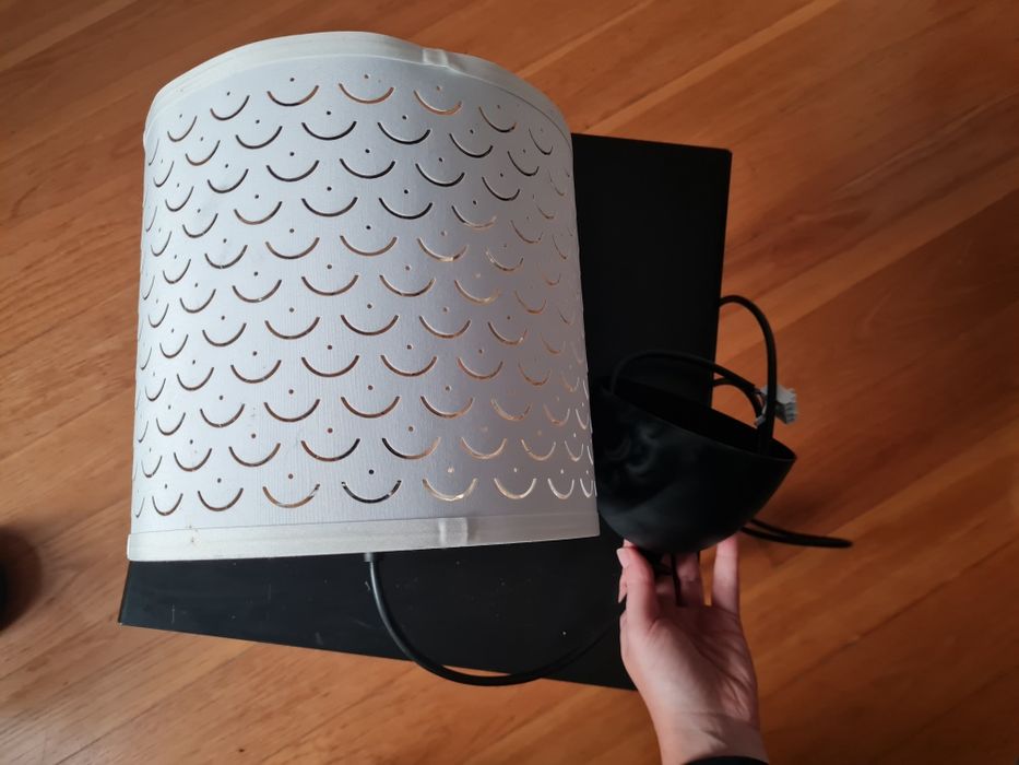 Candeeiro  teto IKEA NYMÖ branco