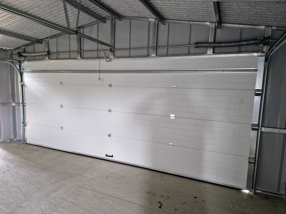 Garaż 6x5,8m garaz blaszany blacha NA RĄBEK brama segmentowa 5m okno