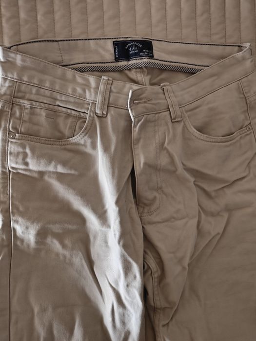 Calças Springfield creme tam 38/40