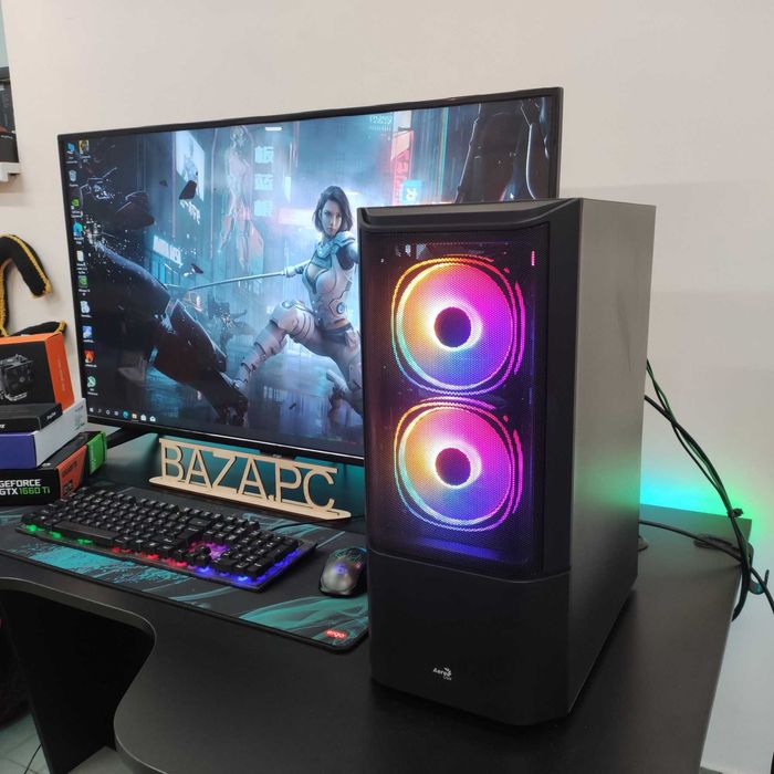Компютер Новый Ryzen 5 5500, 16GB DDR4, GTX 1660 Ti 6GB, SSD 500GB